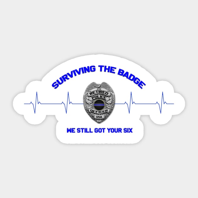 Surviving the Badge Sticker by Surviving the Badge